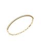 Vrai Vrai Paperclip Tennis Bracelet, Petite in 14K Gold, 1.2ctw Round Brilliant Lab Grown Diamonds - 2