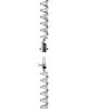 Vrai Vrai Pear Tennis Necklace in 14K White Gold, 26ctw Pear Lab Grown Diamonds - 2