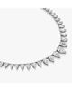 Vrai Vrai Pear Tennis Necklace in 14K White Gold, 26ctw Pear Lab Grown Diamonds - 3