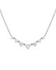 Vrai Vrai Petite Linked Tennis Necklace in 14K White Gold and 14K Yellow Gold, 0.48ctw Round Brilliant Lab Created Diamonds - 1
