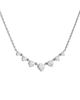 Vrai Vrai Petite Linked Tennis Necklace in 14K White Gold and 14K Yellow Gold, 0.48ctw Round Brilliant Lab Created Diamonds - 2