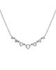 Vrai Vrai Petite Linked Tennis Necklace in 14K White Gold and 14K Yellow Gold, 0.48ctw Round Brilliant Lab Created Diamonds - 3