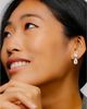 Vrai Vrai Signature Drop Earring in 14K Yellow Gold, 6.0ctw Round Brilliant & Pear Lab Grown Diamonds - 3