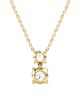 Vrai Vrai Signature Duo Drop Necklace in 14K White Gold, 1.5ctw Round Brilliant Lab Grown Diamonds - 3