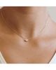 Vrai Vrai Solitaire Necklace in 14K Gold, 0.75ctw Oval Lab Grown Diamond - 2