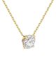 Vrai Vrai Solitaire Necklace in 14K Gold, 1.5ctw Round Brilliant Lab Grown Diamond - 3