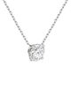 Vrai Vrai Solitaire Necklace in 14K Gold, 2ctw Round Brilliant Lab Grown Diamond - 3
