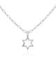 Vrai Vrai Solitaire Star Necklace in 18K White Gold, 1.65ctw Star Lab Grown Diamond, 18-20 - 1