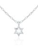 Vrai Vrai Solitaire Star Necklace in 18K White Gold, 1.65ctw Star Lab Grown Diamond, 18-20 - 3