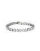 Vrai Vrai Tennis Bracelet, Extra Large in 14K Gold, 15ctw Round Brilliant Lab Created Diamonds, 7" - 3