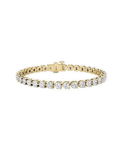 Vrai Vrai Tennis Bracelet, Large in 14K Gold, 8.5ctw Round Brilliant Lab Grown Diamonds, 6.5