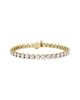 Vrai Vrai Tennis Bracelet, Large in 14K Gold, 8.5ctw Round Brilliant Lab Grown Diamonds, 6.5 - 3