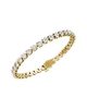Vrai Vrai Tennis Bracelet, Large in 14K Gold, 9.25ctw Round Brilliant Lab Created Diamonds, 7" - 4