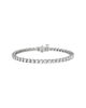 Vrai Vrai Tennis Bracelet, Medium in 14K Gold, 4.7ctw Round Brilliant Lab Created Diamonds, 6.5" - 1
