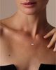 Vrai Vrai Toi et Moi Necklace in 14K Gold, 0.41ctw Round Brilliant & Pear Lab Grown Diamonds - 2