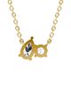 Vrai Vrai Toi et Moi Necklace in 14K Gold, 0.41ctw Round Brilliant & Pear Lab Grown Diamonds - 4