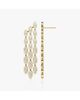 Vrai Vrai Trillion Cascade Earrings in 14K White Gold, 9.64ctw Trillion Lab Grown Diamonds - 2