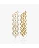 Vrai Vrai Trillion Cascade Earrings in 14K White Gold, 9.64ctw Trillion Lab Grown Diamonds - 3