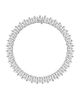 Vrai Vrai Trillion Cascade Necklace in 14K White Gold, 33ctw Trillion Lab Grown Diamonds - 1
