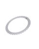 Vrai Vrai Trillion Cascade Necklace in 14K White Gold, 33ctw Trillion Lab Grown Diamonds - 4