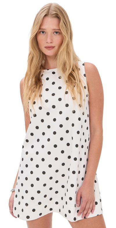 VRG GRL VRG GRL Aftersun Denim Mini Dress Spot