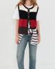 VRG GRL VRG GRL Bridgette Stripe Knit Vest Stripe - 5
