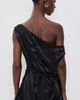 VRG GRL VRG GRL Camille Satin Tunic Top Black - 3
