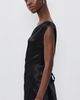VRG GRL VRG GRL Camille Satin Tunic Top Black - 4