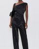 VRG GRL VRG GRL Camille Satin Tunic Top Black - 5