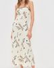 VRG GRL VRG GRL Cosmic Bias Cut Maxi Dress Cream L - 2