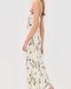 VRG GRL VRG GRL Cosmic Bias Cut Maxi Dress Cream L - 4