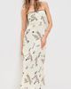 VRG GRL VRG GRL Cosmic Bias Cut Maxi Dress Cream L - 5