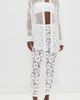 VRG GRL VRG GRL Devyn Lace Midi Skirt White - 5