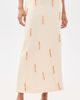 VRG GRL VRG GRL Devyn Linen Midi Skirt Cream - 2