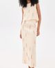 VRG GRL VRG GRL Devyn Linen Midi Skirt Cream - 5