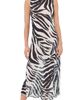 VRG GRL VRG GRL Francesca Sheer Maxi Dress Zebra - 1