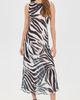 VRG GRL VRG GRL Francesca Sheer Maxi Dress Zebra - 2
