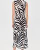 VRG GRL VRG GRL Francesca Sheer Maxi Dress Zebra - 3