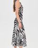 VRG GRL VRG GRL Francesca Sheer Maxi Dress Zebra - 4