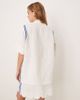 Vrg Grl VRG GRL gigi scallop edge linen shirt in white - part of a set - 2