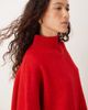 Vrg Grl VRG GRL high collared long sleeve sweater in red - 4