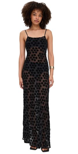 VRG GRL - Vintage Lover Bias Cut Maxi Dress Roma L