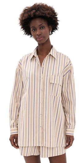 VRG GRL VRG GRL June Butter Stripe Shirt Stripe