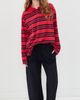 VRG GRL VRG GRL Kinsley Stripe Polo Red Stripe - 5