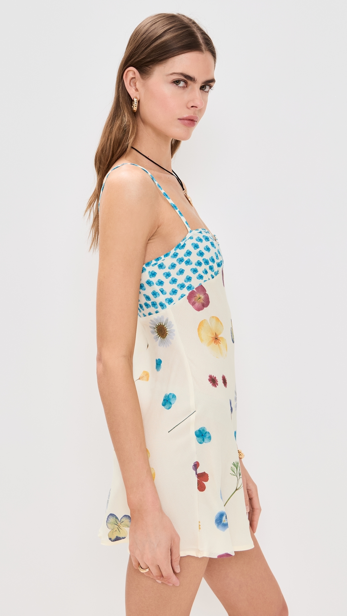 lace floral bodycon dress Peplum Embroidered Lace Bodycon Dress in Mink main image 0