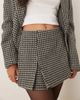 Vrg Grl VRG GRL mini skirt in black check - 2