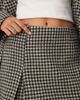 Vrg Grl VRG GRL mini skirt in black check - 4
