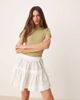 Vrg Grl VRG GRL pleated mini skirt in white - 1