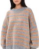 VRG GRL VRG GRL Sam Sweater Apricot Stripe - 1