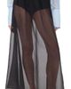 VRG GRL VRG GRL Solara Sheer Midi Skirt Black - 1